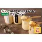菓子 プリン 産卵と越前海岸の塩のとろーりぷりん