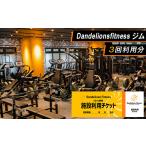 入場券 優待券 ジム 利用チケット 3回 Dandelionsfitness