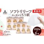 ふるさと納税 雑貨・日用品 岐阜県 美濃市  No.5308-0075 ちり紙 リリーフ 1000枚×6袋 紙 無香料 ティッシュペーパー 落とし紙 ペーパー 紙 紙製品 日用品 消…