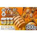 日本蜜蜂 百花 はちみつ 計600g