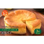 ふるさと納税 ケーキ・カステラ チーズケーキ 秋田県 潟上市 かぼちゃのベイクドチーズケーキ 3個セット