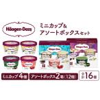 ふるさと納税 菓子 アイス 北海道 浜中町 ハーゲンダッツ バラエティセット(アソート&ミニカップ) アイス スイーツ デザート_H0026-026
