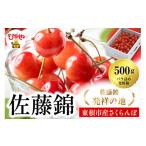 ふるさと納税 山形県 東根市 GI「東根さくらんぼ」佐藤錦500gバラ詰め 東根農産センター提供　hi027-083