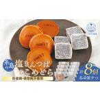 糸島の塩きんつば4個&こめどら4個 計8個セット