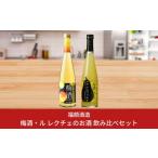 ふるさと納税 新潟県 三条市 梅酒・ル レクチェのお酒飲み比べセット 500ml×2本 新潟県 梅酒 洋ナシのリキュール 日本酒ベース [福顔酒造] 【011S076】