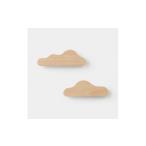 木工品 竹工品 お札立て 雲 カバ化粧貼り