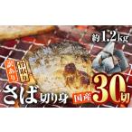 ふるさと納税 干物 サバ 大分県 佐伯市 訳あり・さば 切り身(総計約1.2kg・30切)訳あり さば 切り身 セット 冷凍 国産 切身 魚 海鮮 おかず 骨抜き 骨なし 骨…