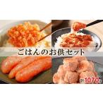 魚貝類 明太子 鮭ほぐしと明太子 ごはんのお供セット 計107…