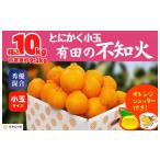 ふるさと納税 みかん・柑橘類 デコポン 和歌山県 有田川町 不知火 とにかく 小玉 箱込10kg (内容量約 9.2kg) 秀優品混合 和歌山県産 産地直送［みかんの会］