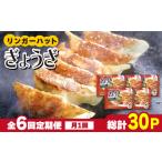 豚肉 全6回定期便 全て リンガーハットのぎょうざ12個×5パ…