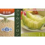 ふるさと納税 メロン メロン青肉 静岡県 袋井市 2025年6月発送クラウンメロン(白上級)1玉 箱入り 2025年6月発送