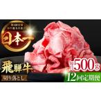 牛肉 すき焼き 12回定期便 飛騨牛 切り落とし