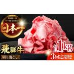 牛肉 すき焼き 3回 定期便 飛騨牛 切り落とし