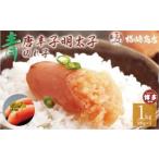 ふるさと納税 魚貝類 明太子 福岡県 福岡市 博多 楢崎 青唐辛子明太子(切子)1kg(500g×2個入)