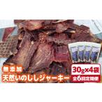6回定期便 無添加 天然いのししジャーキー30g×4袋