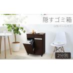 家具 ダイニングダストボックス2D ブラウン