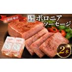 肉 ソーセージ 二の岡ハム ボロニアソーセージ 1040g×2本