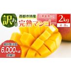 ふるさと納税 自治体にお任せ 宮崎県 西都市 訳あり「ご家庭用」宮崎県西都市産完熟マンゴー2kg 2-95 宮崎マンゴー 先行予約 2026年発送 宮崎完熟マンゴー 果…