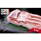 豚肉 バラ 南部福来豚 バラブロック 1kg