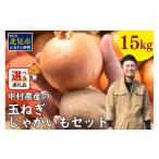 ふるさと納税 北海道 北見市 【2024年10月中お届け】北見市産 たまねぎとじゃがいもセット 約15kg ( 野菜 たまねぎ 玉ねぎ タマネギ 玉葱 ジャガイモ じゃがい…