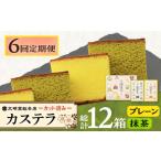 菓子 カステラ 6回定期便 カット包装カステラ 2箱入