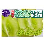 ふるさと納税 山梨県 甲州市 【訳あり】シャインマスカット3〜4房1.5〜2kg 【2024年発送】（AGB）B-875