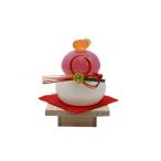 陶磁器 漆器 ガラス ころんっとかわいい紅白鏡餅