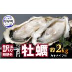 ふるさと納税 牡蠣 生牡蠣 北海道 厚岸町 4月配送 訳あり ハーフ 規格外 牡蠣 北海道厚岸産 殻付カキ 約2kg(11〜25個)カキナイフ付 生食 魚貝類 生牡蠣 かき…