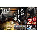 魚貝類 しじみ 宍道湖産 冷凍大和しじみMサイズ2kg 500g×4