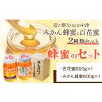 加工品等 はちみつ みかん蜂蜜と百花蜜 蜂蜜2種類セット