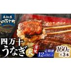 〈鰻大好き定期便〉 四万十うなぎ 蒲焼き 160g