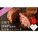 ふるさと納税 牛肉 ハンバーグ 茨城県 水戸市 \最短翌日〜5営業日以内発送/ ハンバーグ 肉 100g 10個 セット ギフト 母の日 食べ物 常陸牛100% 無添加 手捏…