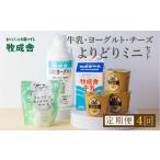 菓子 ヨーグルト 乳製品 定期便 4回 牧成舎