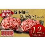 牛肉 炒め物 訳あり A4 A5 博多和牛 切り落とし 300g×4パッ…