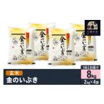 ふるさと納税 秋田県 横手市 【令和5年産】【玄米】令和5年産 金のいぶき 8kg(2kg×4袋)