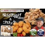 鶏肉 唐揚げ 佐多の田中肉屋 味付唐揚げとコロッケ 2種