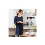 服 女 スタイリッシュVネック割烹着 カラー:ライラック