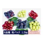 ショッピングふるさと納税 シャインマスカット ふるさと納税 ぶどう マスカット 広島県 東広島市  2026年発送分先行予約 6品種の粒パックセット 1.5kg　クイーンセブン・シャインマスカット入り　250gパック…