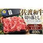 牛肉 セット 9月 佐渡産和牛 切り落とし400g
