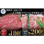 牛肉 ロース すき焼きセット 常陸牛180g