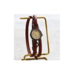 ふるさと納税 時計 レディース腕時計 滋賀県 大津市  ブレスレットウォッチ アンティークフェイスとイタリアンレースの可愛い組み合せ ベルトカラー：茶 WB066…