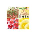 ふるさと納税 りんご 青森県 五戸町 準贈答品 味よし見た目よし「サンふじ」約3kg 1403105