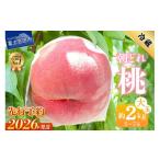 ふるさと納税 もも 山梨県 富士吉田市 2026年先行予約 山梨の朝どれ桃2kg 大玉5玉〜7玉 もも 山梨県産 モモ 厳選 フルーツ 果物 くだもの 山梨 富士吉田市