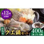 旬の鮮魚等 全12回定期便 幻の魚 クエ 鍋