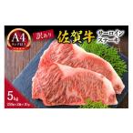 牛肉 サーロイン 佐賀牛 訳あり ステーキ 5kg