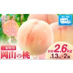 もも 2027年発送 岡山の桃 約2.6kg