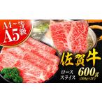 小分けが嬉しい 艶さし 佐賀牛 ローススライス 600g