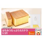 菓子 カステラ はちみつ 0.5斤 3個