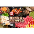 馬肉 純 馬刺し&馬肉料理福袋 計1kg