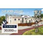 ふるさと納税 静岡県 伊豆市 グランピング ペットと泊まれる 中伊豆EAST WINDS VILLAGE 宿泊補助券 30,000円分 【静岡県 伊豆市 宿泊券 宿泊 旅行 旅行クーポ…